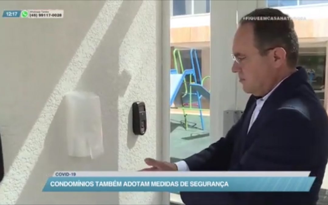 Condomínios adotam medidas de segurança contra o coronavírus